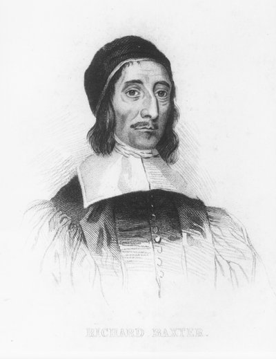 Portrait of Richard Baxter (1615-91) by English School